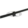 Black plastic holder (100 pieces)