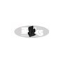 Black plastic holder (100 pieces)