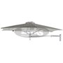 Paraflex Wall round umbrella, R 300 cm with Neo arm and wall mount