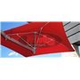 Paraflex Wall square umbrella, 190 x 190 cm with Neo arm and wall mount