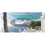 Paraflex Wall square umbrella, 190 x 190 cm with Neo arm and wall mount