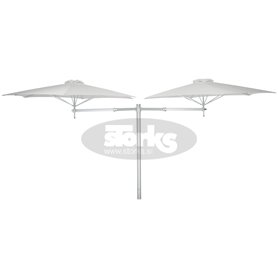 Paraflex DUO okrogel senčnik, R300 cm z NEO roko in stebrom