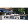 Paraflex DUO round umbrella, R300 cm with NEO arm and pole