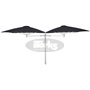 Paraflex DUO round umbrella, 230 x 230 cm with NEO arm and pole