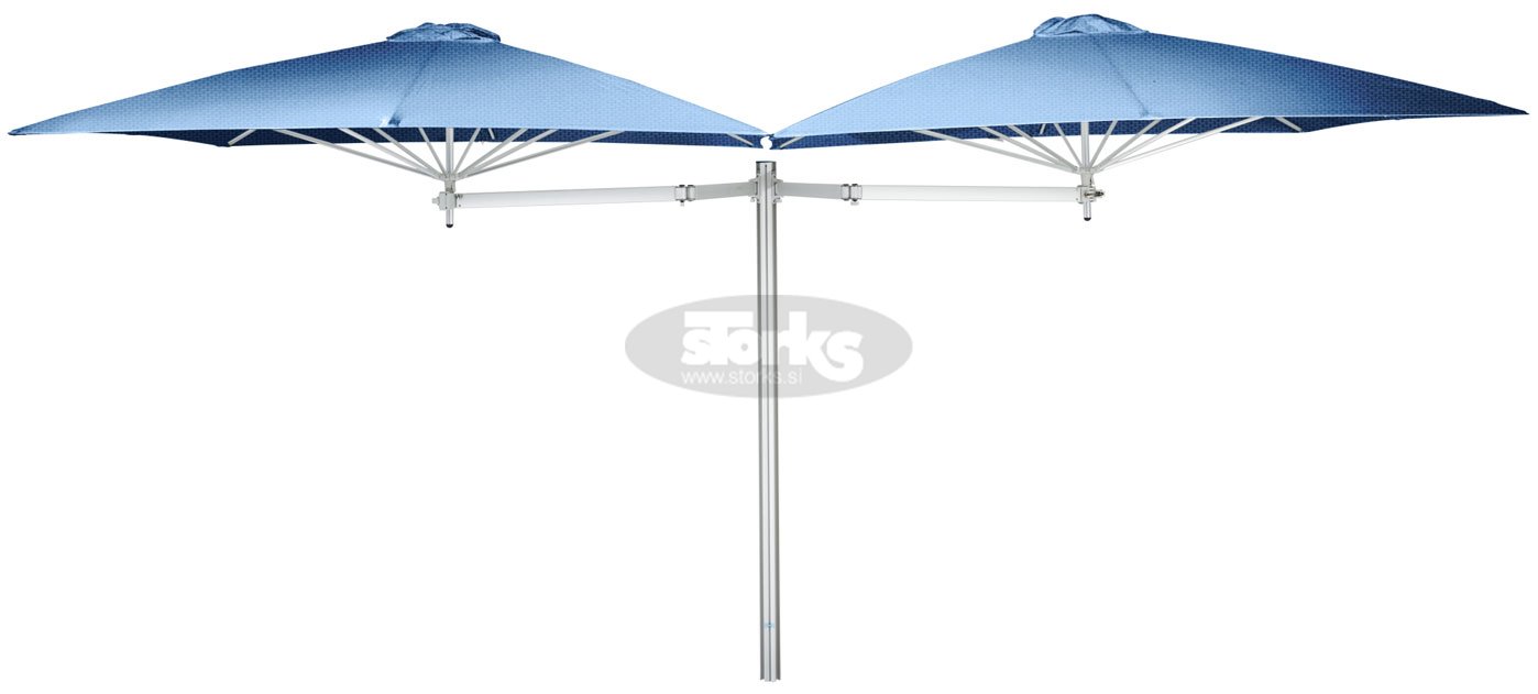 Paraflex DUO round umbrella, 190 x 190 cm with NEO arm and pole