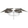 Paraflex MULTI 4 round umbrella, R300 cm with NEO arm and pole