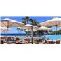 Paraflex MULTI 4 round umbrella, R300 cm with NEO arm and pole