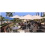 Paraflex MULTI 4 round umbrella, R300 cm with NEO arm and pole