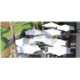 Paraflex MULTI 4 round umbrella, R300 cm with NEO arm and pole