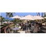 Paraflex MULTI 4 round umbrella, R300 cm with NEO arm and pole