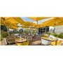 Paraflex MULTI 4 round umbrella, R300 cm with NEO arm and pole