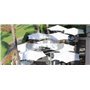 Paraflex MULTI 4 round umbrella, R300 cm with NEO arm and pole