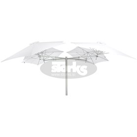 Paraflex MULTI 4 okrogel senčnik, R270 cm z NEO roko in stebrom