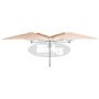 Paraflex MULTI 4 round umbrella, 190 x 190 cm with NEO arm and pole