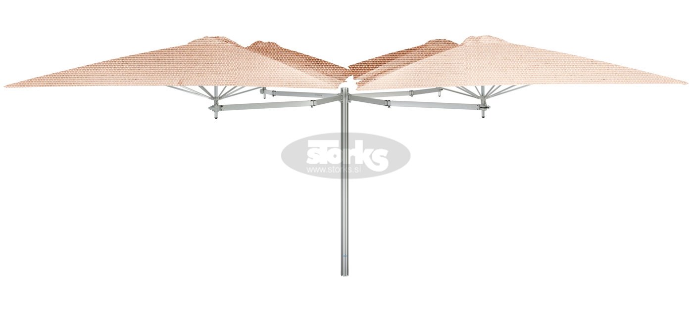 Paraflex MULTI 4 round umbrella, 190 x 190 cm with NEO arm and pole