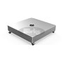 Tile base with cover, 85 x 85 x 17 cm, 190 kg
