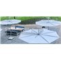 Infina hexagonal umbrella, R300 cm with protection cover