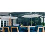 Infina hexagonal umbrella, R300 cm with protection cover