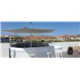 Infina hexagonal umbrella, R300 cm with protection cover