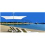 Infina square umbrella, 300 x 300 cm with protection cover