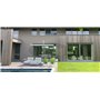 Infina square umbrella, 300 x 300 cm with protection cover