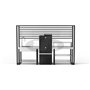 Delovni pult Modul 1000
