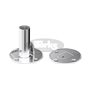 Ground socket with concrete