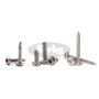 Metal pipe holder (25 clamps)