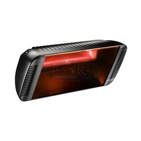 Heliosa 66 BLACK 2000W infrared heater, IPX5