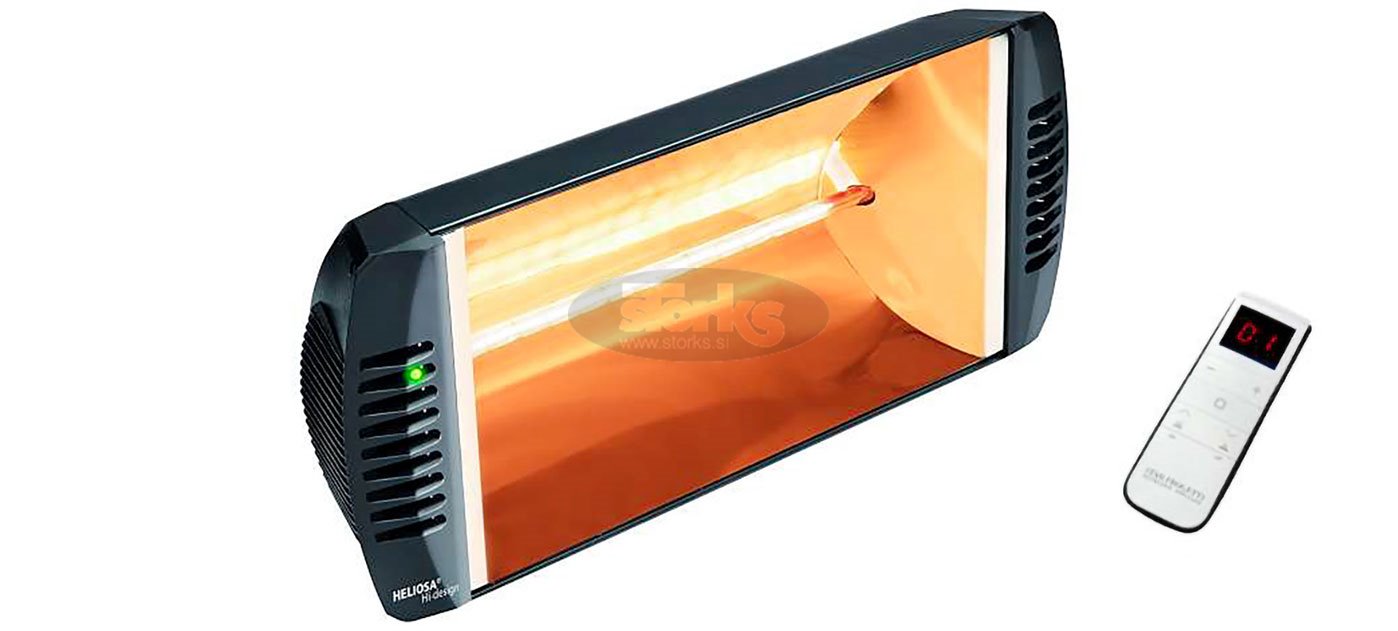 Heliosa HI DESIGN WIDE ANGLE 2000W infrared heater, IPX5