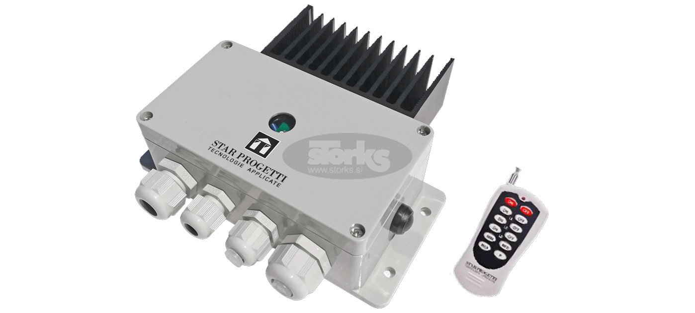 STAR 6 Kontrola moči: od 0 do 6000W trifazna