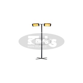 Heliosa Tower, with 2 Heliosa 44 infraread heaters with metal stand, IPX5