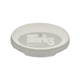 Concrete base Z, 30 kg, R 47 x v8,5 cm, light concrete