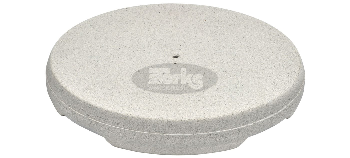 Betonska noga Z, 30 kg, R 47 x v8,5 cm, svetel beton