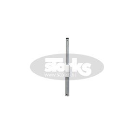 Connection tube BT, internal, Ø 30/25 mm, hot-dip galvanised steel, incl. cover matt white