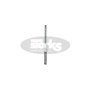 Connection tube BT, internal, Ø 30/25 mm, hot-dip galvanised steel, incl. cover matt white