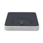 Base with castors Z, 55 kg, 65 x 65 x v11 cm, light concrete