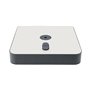 Base frame with castors M4, 120 kg, 80 × 80 × 14.6 cm, hot-dip galvanised steel