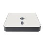Base frame with castors M4, 180 kg, 94 × 94 × 14.6 cm, hot-dip galvanised steel
