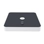 Base frame with castors M4, 180 kg, 94 × 94 × 14.6 cm, hot-dip galvanised steel