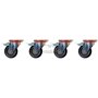 High-Resistance Rotating and Braking Wheels Kit