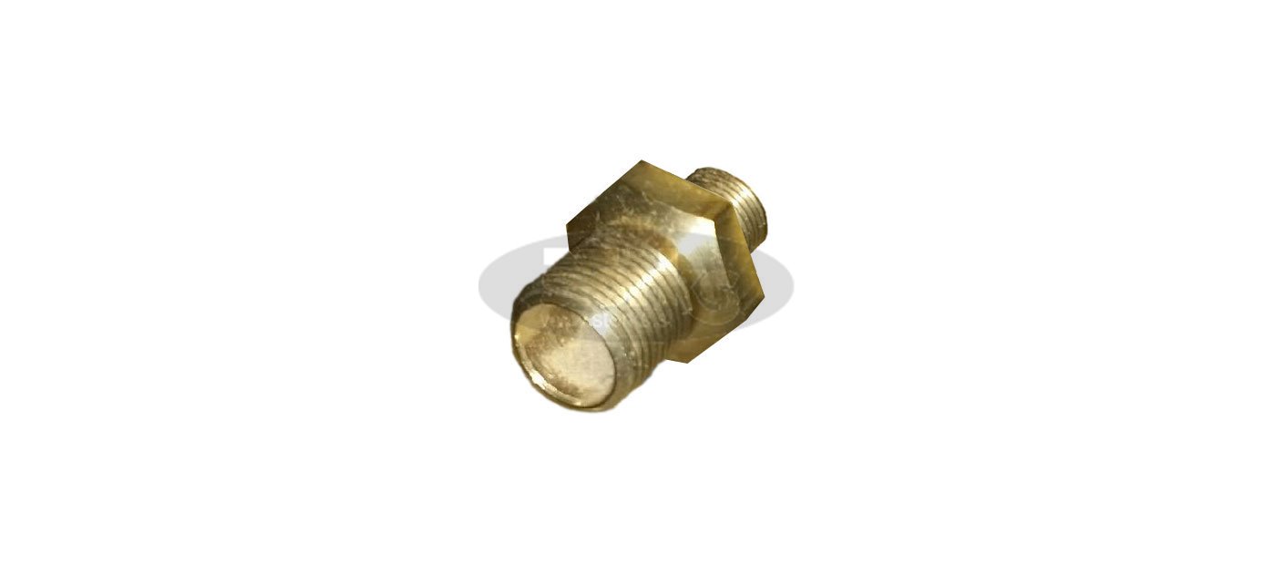 Schnellkupplung an der Pumpe 1/4" M und ARM (Überwurfmutter)