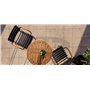 Reclips armchair with armrests in Bamboo wood