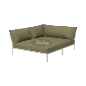 HOUE Level/2 kutni modul Cozy, lijevi, 4243 Leaf / zatamnjeno bijela