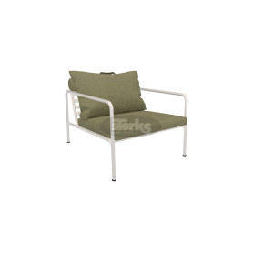 HOUE Avon Loungesessel, 4208 Leaf / gedämpftes Weiß