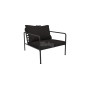 HOUE Avon Loungesessel, 6812 Char / schwarz