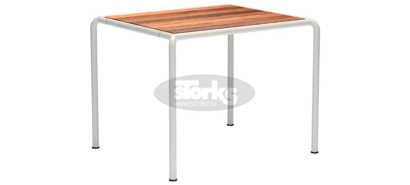 HOUE Avanti dining table thermo ash 83 x 98 cm, 1515-08 Thermo ash / muted white