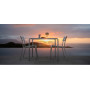 HOUE Avanti Esstisch Aluminium 83 x 98 cm