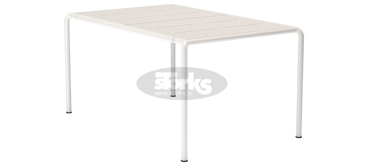 HOUE Avanti dining table aluminium 153 x 98 cm, 4343-08 Aluminium muted white / muted white