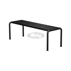 HOUE Avanti bench M aluminium 129,5 cm, 2424-12 Aluminium black / black